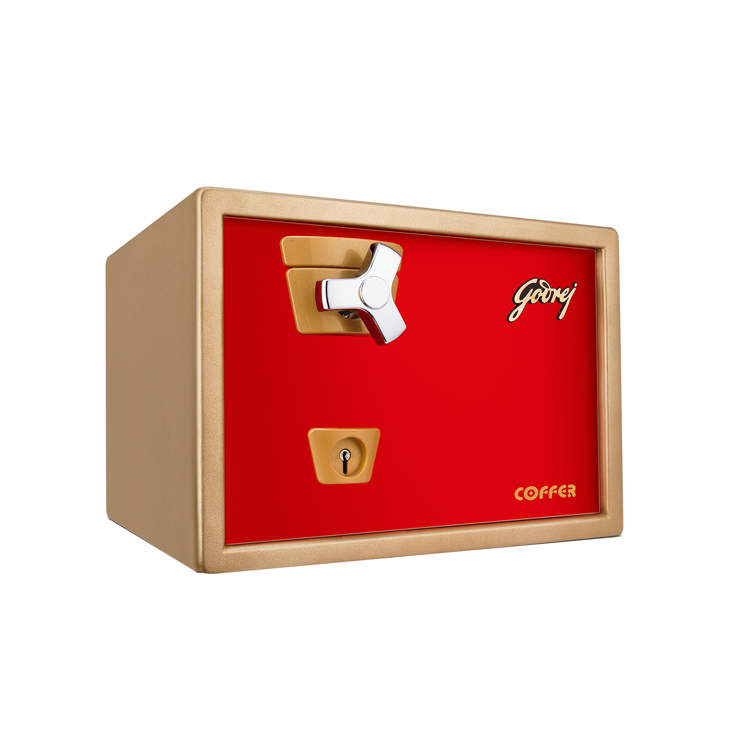 Godrej Premium Coffer V1 Red KL Home Locker, home lockers are designed to offer personalized security. Its locking system uses.