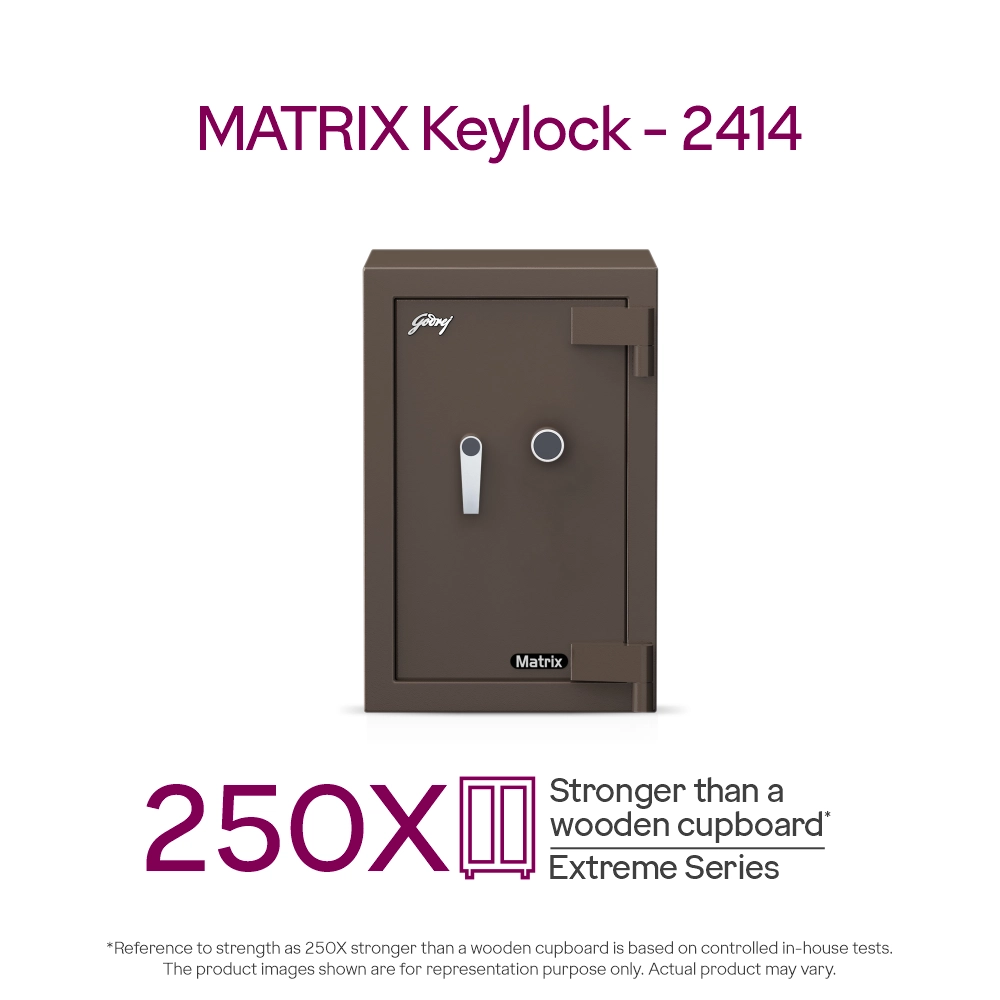 Godrej Matrix 2414 KL Home Safe Locker 