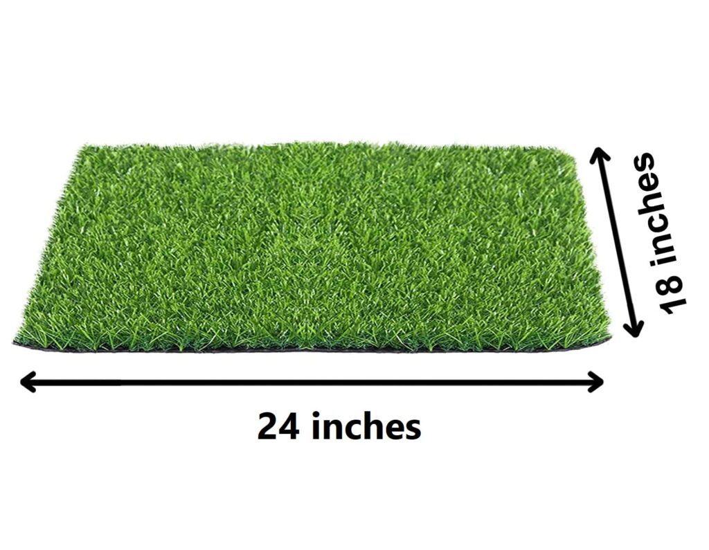 Sanushaa High Density Artificial Grass Door Mat, The carpet can be used indoors and outdoors both. It can be used as a carpet inside the house, for landscaping garden or for decorating the balcony. It looks 
