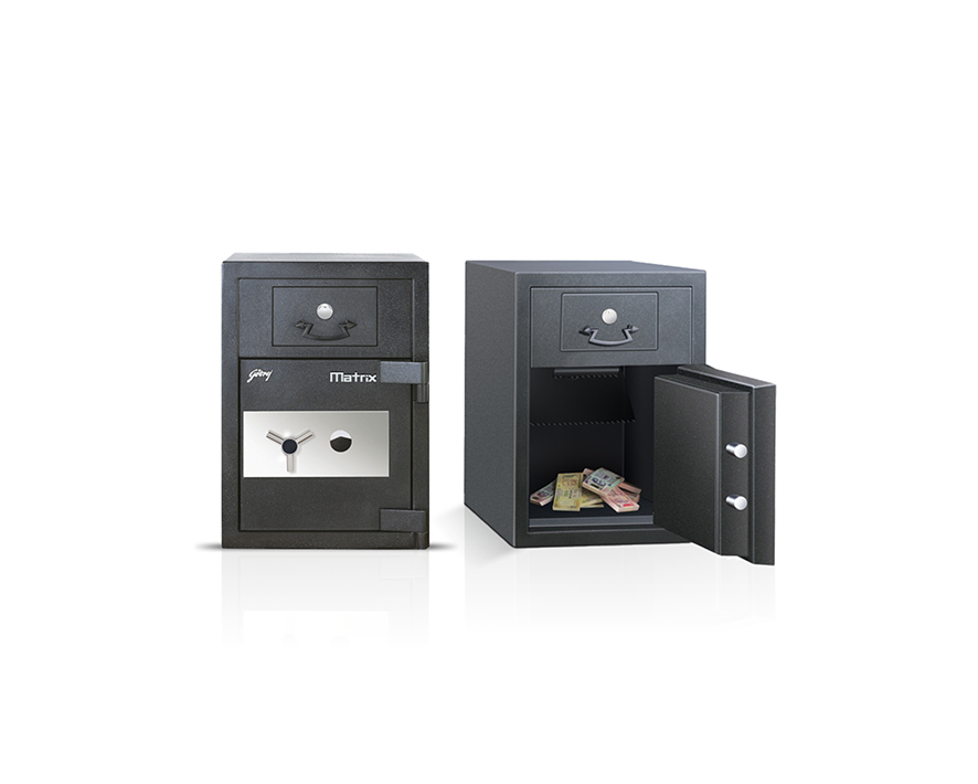 What is Godrej Matrix Cash Depository Safe?, Book your favorite home safe locker from authrised dealer baash distributors or visit at www.mytijori.com.