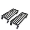 SANUSHAA Rectangular Metal Plant Stand with Wheels Set of 2, please find the rate and detail from website of baash distributors www.mytijori.com
