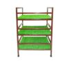 SANUSHAA 3 Tier Multipurpose Rack Artificial Grass, To check detail or buy the metal products please visit baash distributors website www.mytijori.com