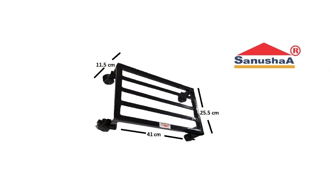 SANUSHAA Heavy Duty Metal Plant Stand with Wheels, Baash distributors is the manufacturer of the plant stand item visit at www.mytijori.com