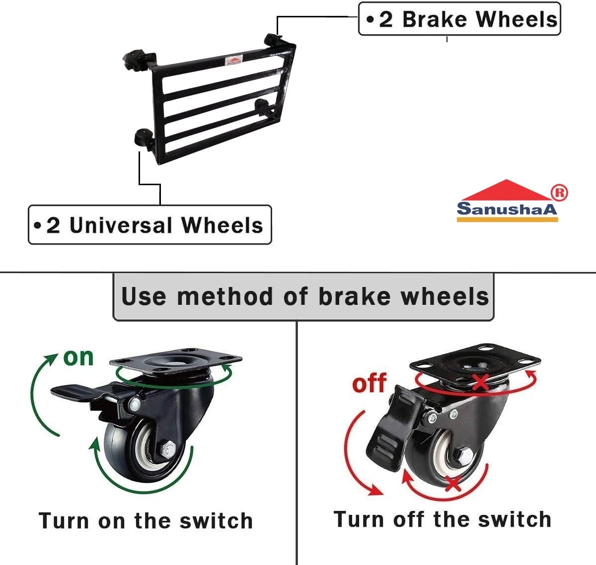 SANUSHAA Heavy Duty Metal Plant Stand with Wheels, Baash distributors is the manufacturer of the plant stand item visit at www.mytijori.com