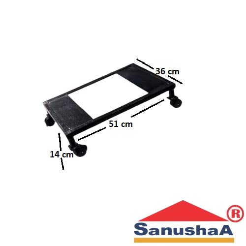 SANUSHAA Metal Microwave Oven Stand with Wheels, find the best kitchen and home products from baash distributors website www.mytijori.com