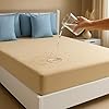 Sanushaa 100% Waterproof Premium Cotton Feel Mattress Protector – King Size 72x72 Inch 6x6 Ft. | Ultra Soft, Breathable, Anti-Allergy, Dust-Mite Proof,