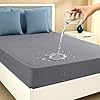 Sanushaa King Size Terry Waterproof Protector - Grey